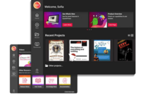 Screenshot of the Welcome Screen in QuarkXPress 2026, which has had a fresh redesign. Here, users can create new projects, find ready-to-use project size presets, use customized workspaces and quickly access built-in tutorials and useful resources.