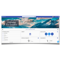 Screenshot of LMS Dashboard