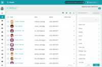 Screenshot of People Management