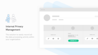 Screenshot of Internal privacy management