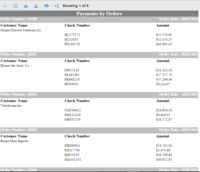Screenshot of Example of BIRT Report