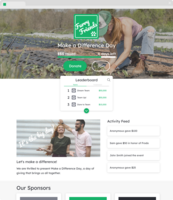 Screenshot of Event Fundraising