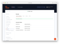Screenshot of Domain Expiration