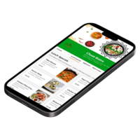 Screenshot of Branded white-label order + delivery technology