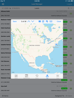 Screenshot of Turn by turn directions