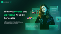 Screenshot of FineVoice: AI Voice Generator & Natural Voice Creation Platform