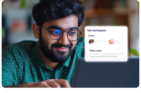 Screenshot of Saima real-time video note-taking