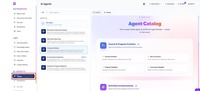 Screenshot of the dashboard to build and deploy AI Agents for course creation, tutoring, assessments, learner support, and automation.