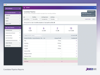 Screenshot of where data and custom reports can be gathered and created for easy viewing.