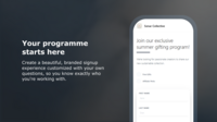 Screenshot of A branded signup experience within a Shopify app, featuring customizable fields to onboard ambassadors and collect creator details efficiently.