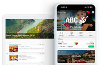 Screenshot of a whitel-label travel platform