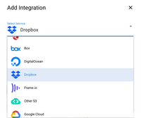 Screenshot of Integrate MASV within your existing workflow with our various cloud tool integrations