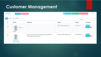 Screenshot of Customer Management