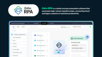 Screenshot of Zoho RPA