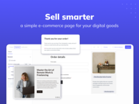 Screenshot of an example of a created product page. These can match any brand, process secure payments via Stripe, and deliver content directly to fans.