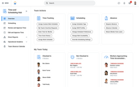 Screenshot of Workday Workforce Management Time and Scheduling Hub