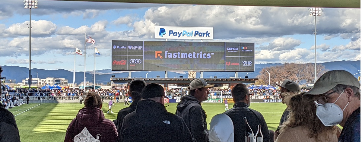 Screenshot of Fastmetrics is the Official Business ISP of the San Jose Earthquakes MLS team