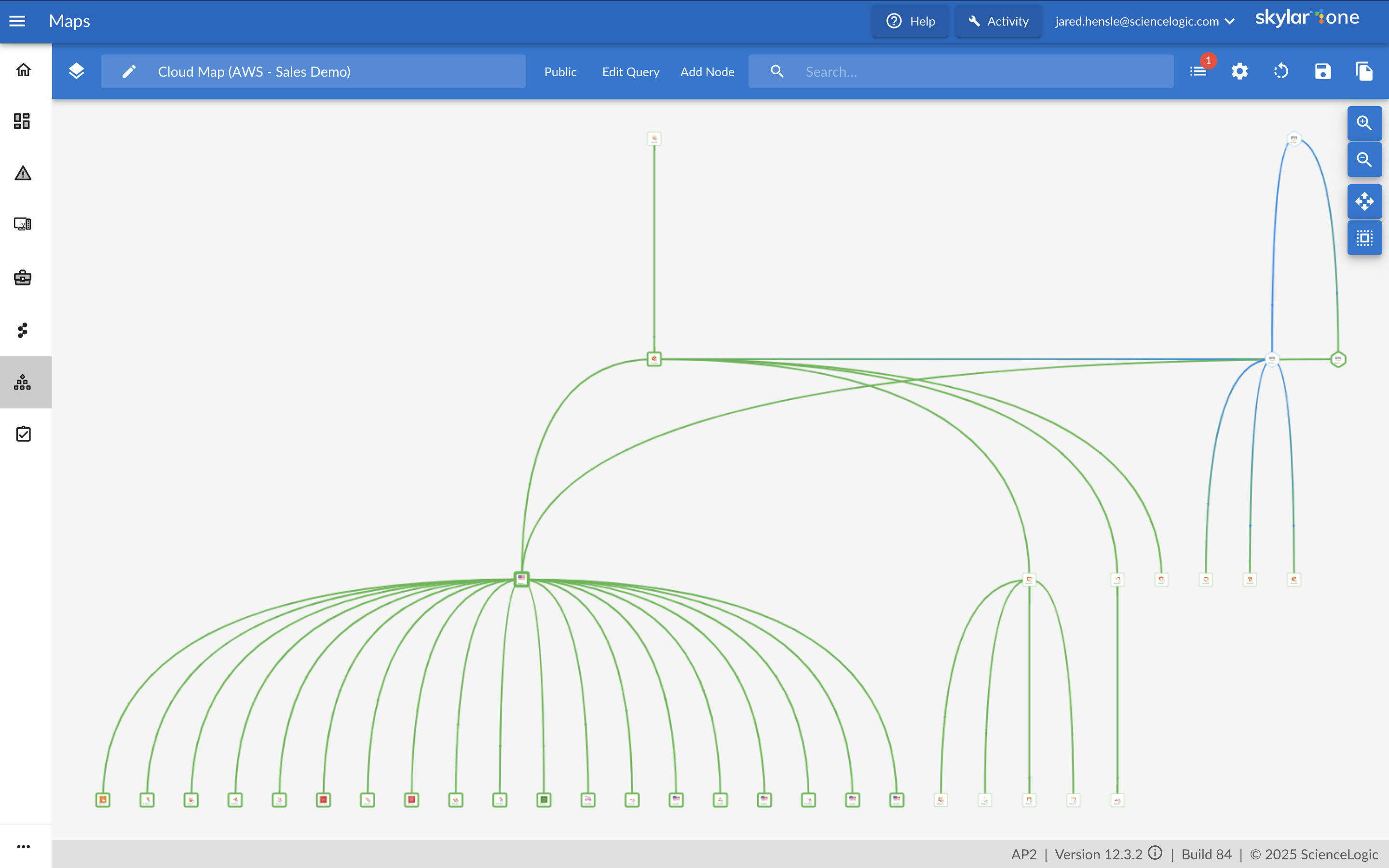 Screenshot of Relationship Mapping