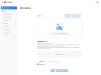 Screenshot of where to upload documents to scan sensitive information in context