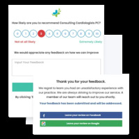 Screenshot of how RepuGen retains unhappy patients by addressing their concerns before they reach public forums.