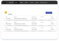 Screenshot of Connect Email with Clientjoy to keep Conversations with Leads & Clients Contextual