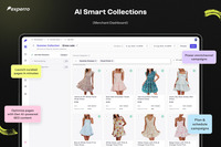 Screenshot of an example of the dynamic, AI-curated collections that adapt to trends, shopper intent, and business goals.