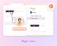 Screenshot of Click-to-create capture to instantly generate a step-by-step walkthrough with screenshots and descriptions