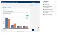 Screenshot of Exportable reports | Clinion Agentic Assistant