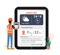 Screenshot of SmartBarrel automates the capture of weather information, daily logs, and incident reports to automatically populate project management software like Procore.
