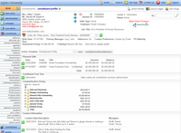 Screenshot of Constituent Profile