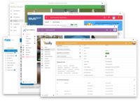 Screenshot of Interfaces created with Appocore for diverse projects, highlighting our platform's adaptability and custom design solutions