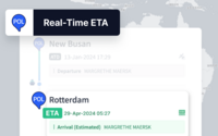 Screenshot of automated ETA updates & notifications to:
-Stay up-to-date on all shipments for updated ETAs.
-No need to visit carrier websites for updates on your shipments.
-Get tracking notifications & alerts on all shipments' status change.