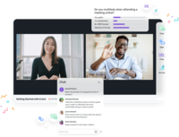 Screenshot of Engaging webinars for attendees.