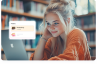 Screenshot of Saima video note-taking and sharing