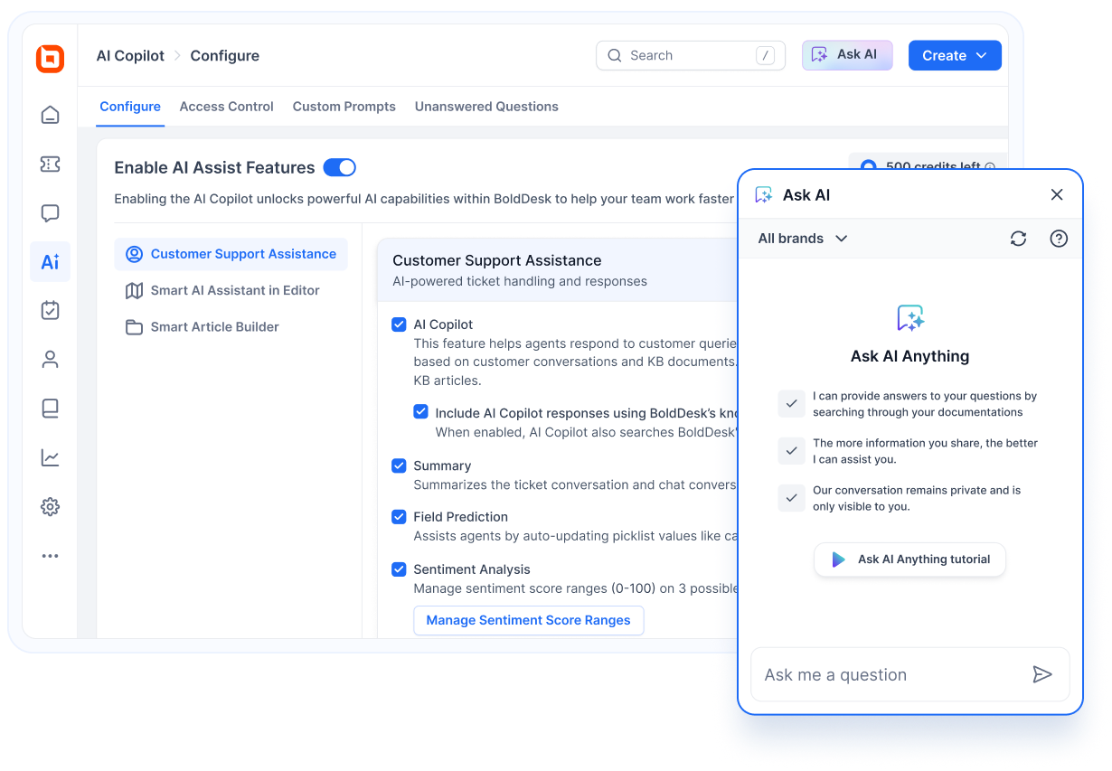 Screenshot of An AI Copilot that helps support teams deliver better, faster assistance.