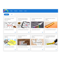 Screenshot of AI-customised content on latest best practices for reducing churn.