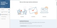 Screenshot of a ComplyQ / SafetyQ disclosure test item.