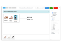 Screenshot of Brandscope’s Whiteboard Merchandise Planner, which enables suppliers, sales teams, and retailers to collaborate in real time, streamlining the planning of monthly deliveries by category, month, color, and price. This tool enhances efficiency, transparency, and agility in wholesale operations.