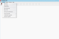Screenshot of Main features in the TX System