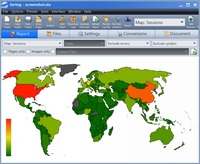 Screenshot of a World Map