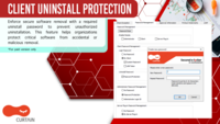 Screenshot of Client Uninstall Protection