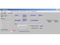 Screenshot of Pledge entry window