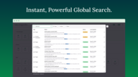 Screenshot of global search that brings relevant content, no matter where it resides.