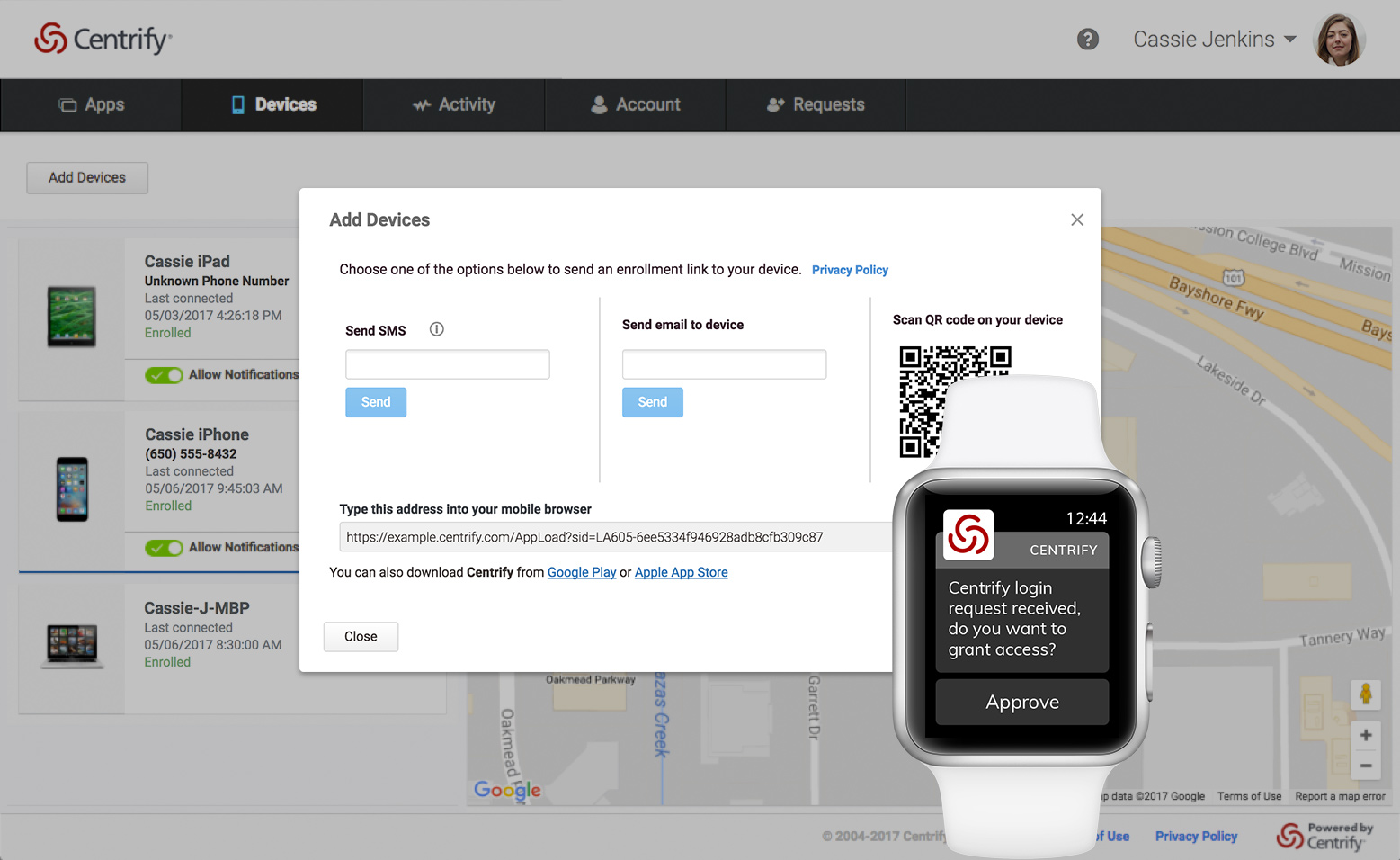 Screenshot of Adaptive MFA