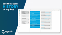 Screenshot of Keycafe's audit history for accountability