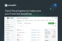Screenshot of the Crowdin Project View