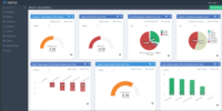 Screenshot of Dashboarding for the management of key metrics