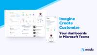 Screenshot of A customized dashboard for Microsoft Teams