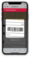 Screenshot of Scanbot Barcode Scanner SDK (Web)