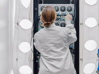 Screenshot of IBM z17™ rack mount 

This rack-mounted configuration allows for installation in existing data center rack infrastructures, providing flexibility and integration with current systems. It combines IBM Z's strengths with the convenience of modern rack-mounted hardware.